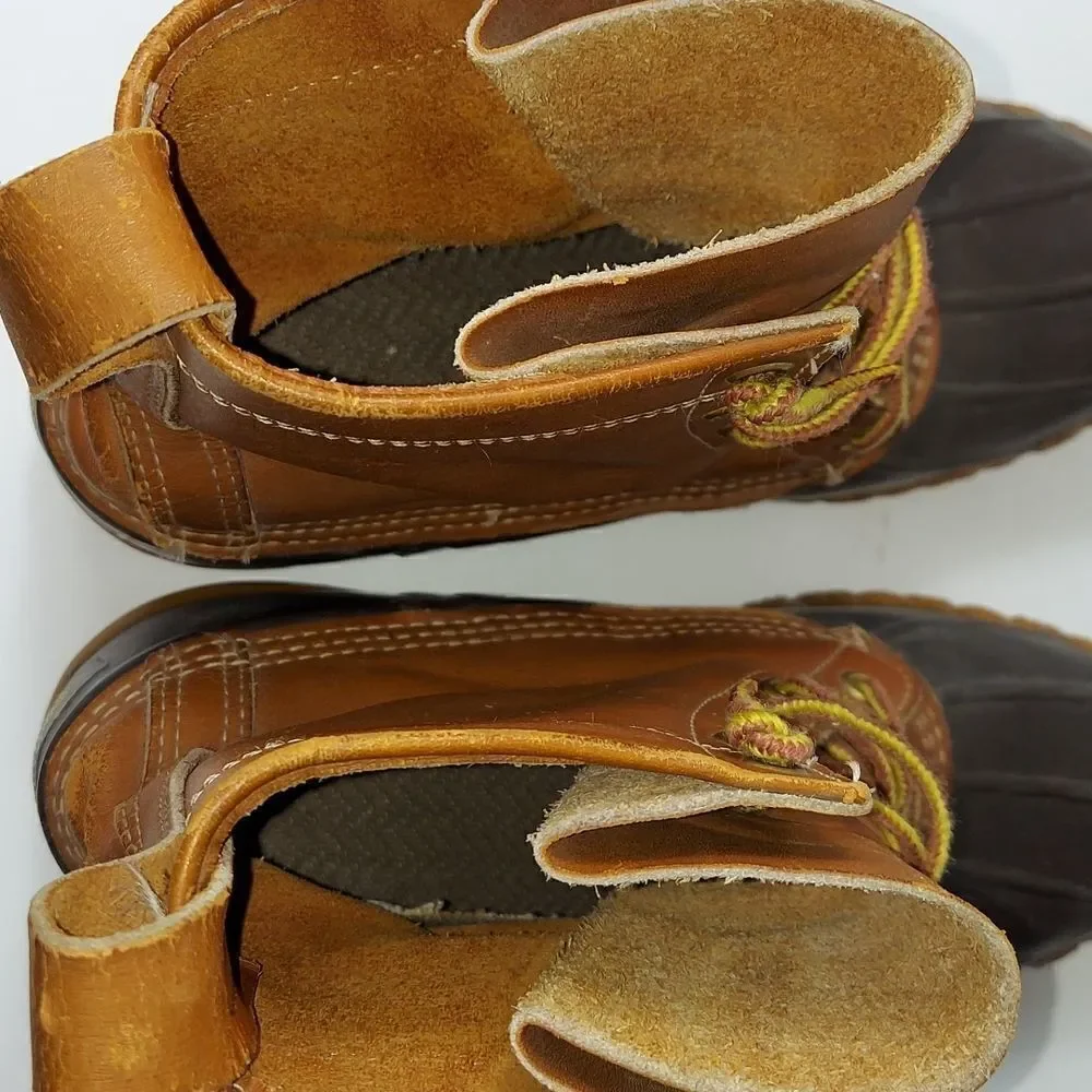 Vintage L.L.Bean Maine Hunting Bean Duck Boots Sz 8